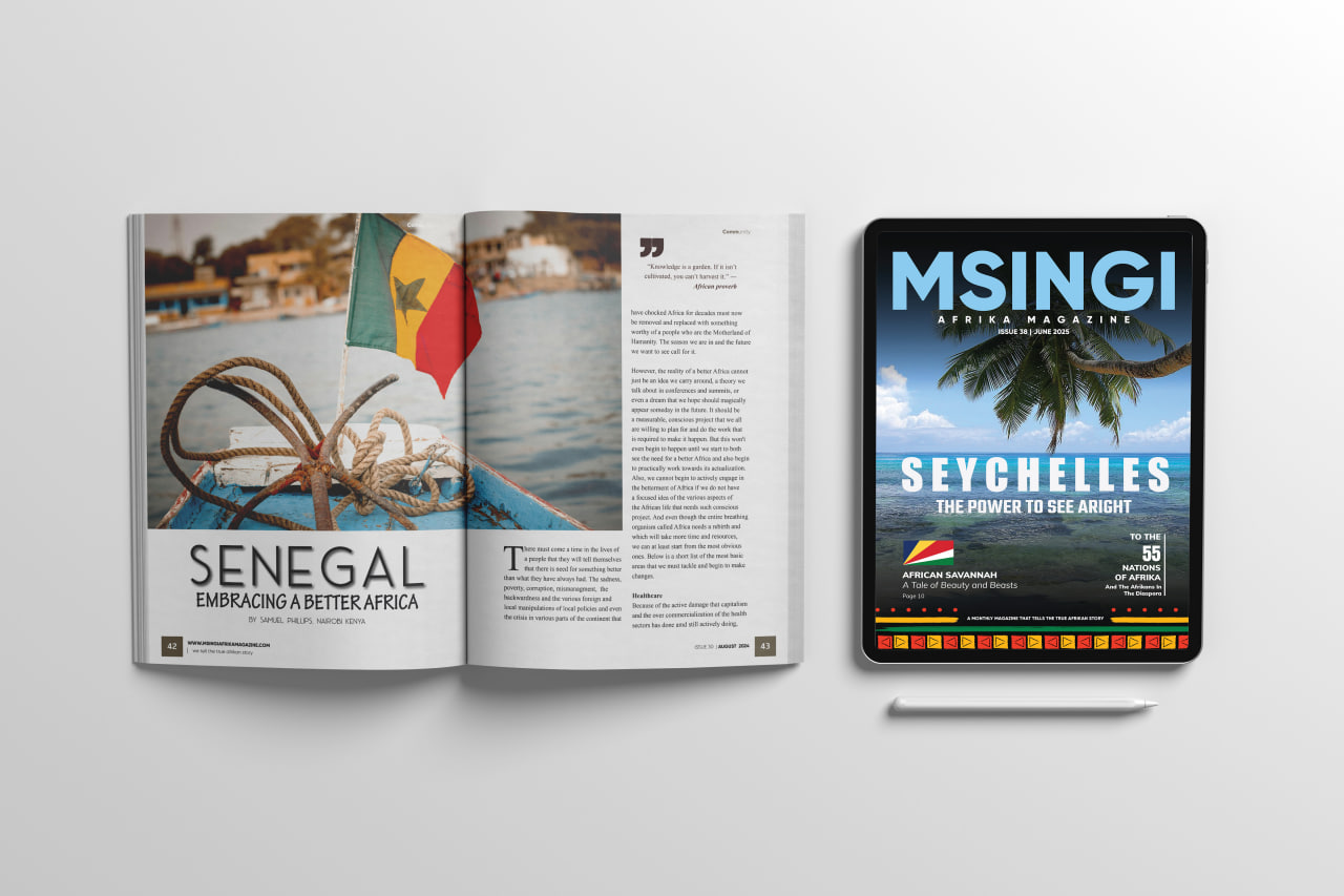 Free A4 Magazine with iPad Mockup